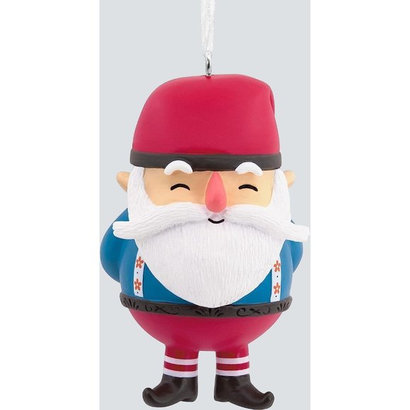 Hallmark Christmas Tree Ornament Santa Claus  Gnome Candy Cane Mushroom - Picture 1 of 2